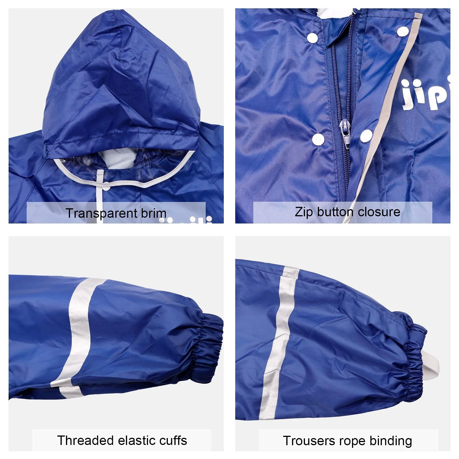 Детский дождевик Domueay Слитный дождевой костюм с капюшоном для мальчиков Водонепроницаемый дышащий дождевой комбинезон Дождевик-пончо складной Синий Вертолет, фото №6 Детский дождевик Domueay Слитный дождевой костюм с капюшоном для мальчиков Водонепроницаемый дышащий дождевой комбинезон Дождевик-пончо складной Синий Вертолет, фото №6