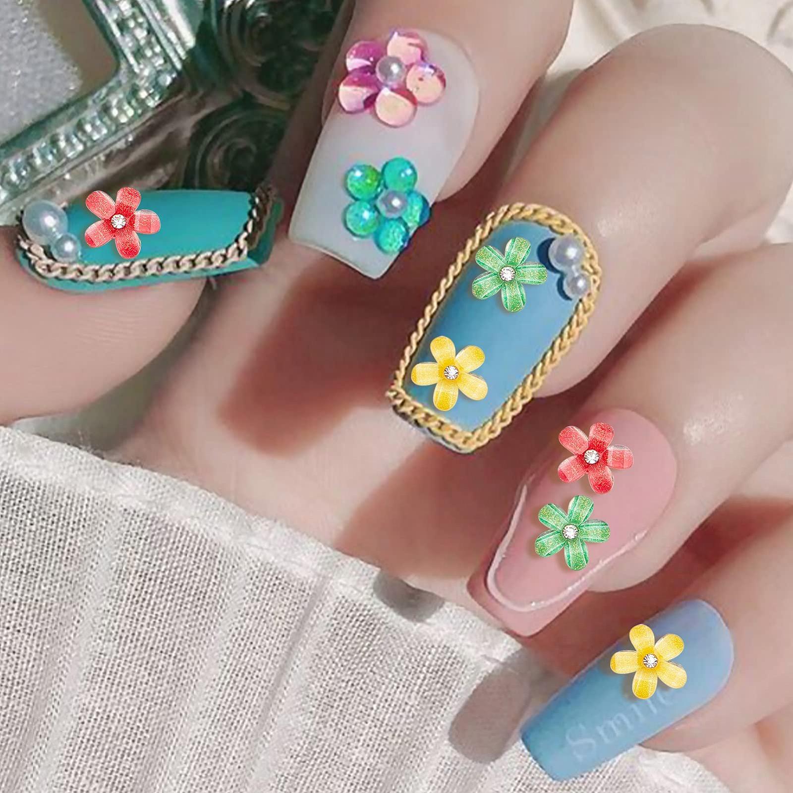 Квітка NICENEEDED П'ятипелюсткова 90 шт. Різнокольорові, фото №3