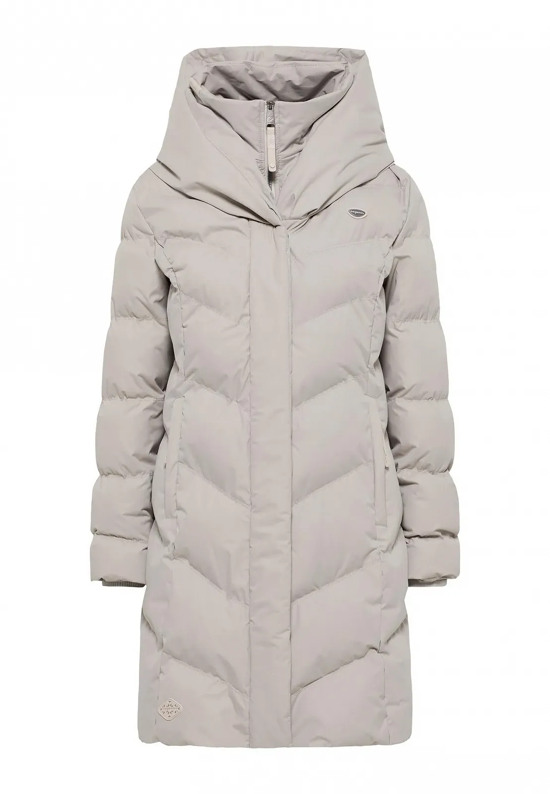 Женский стеганый жилет Ragwear NATALKA VEST, длинный, без рукавов, с капюшоном, фото №2