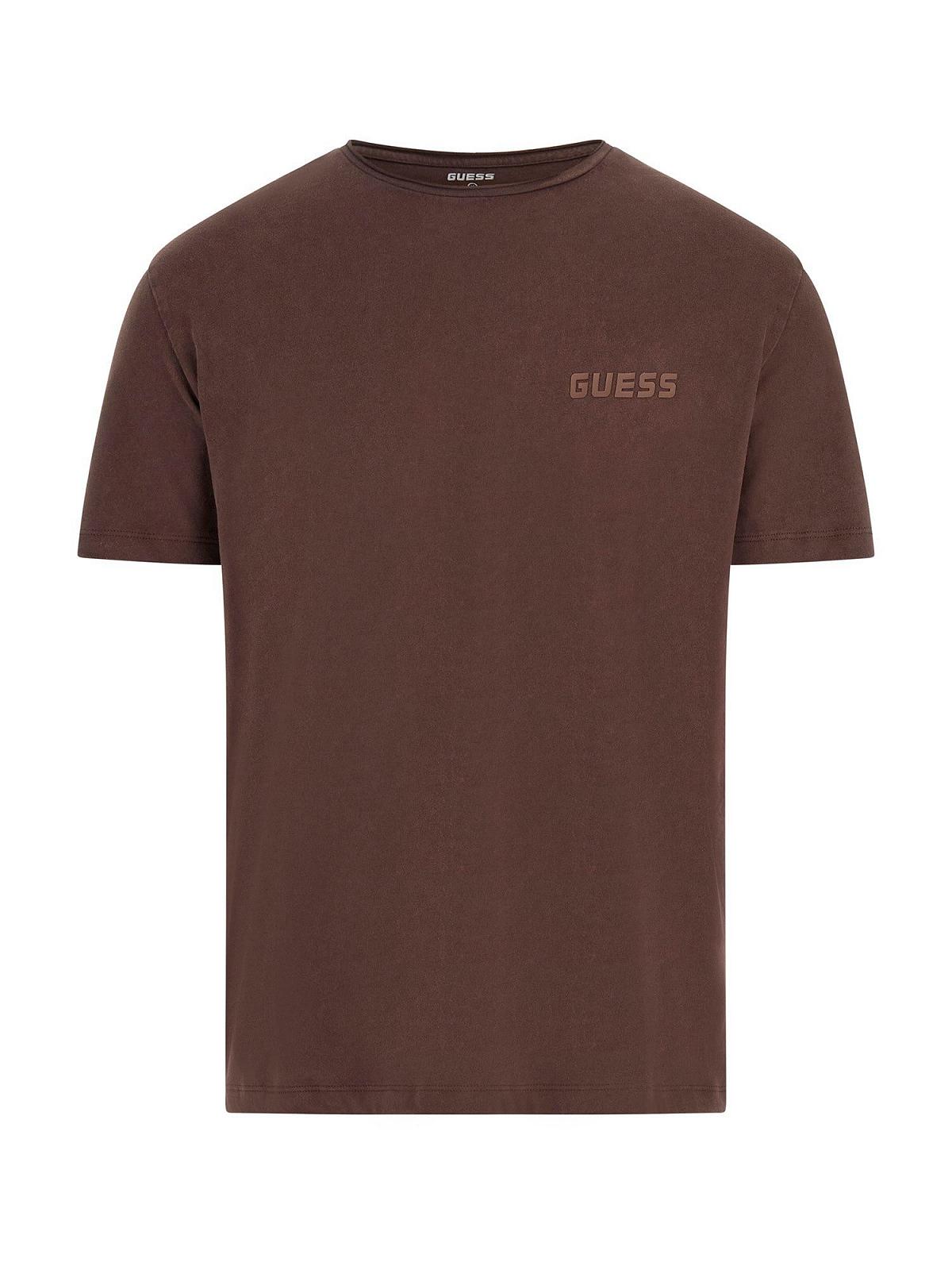 Чоловіча футболка GUESS Коричневий - M, фото №1 Чоловіча футболка GUESS Коричневий - M, фото №1