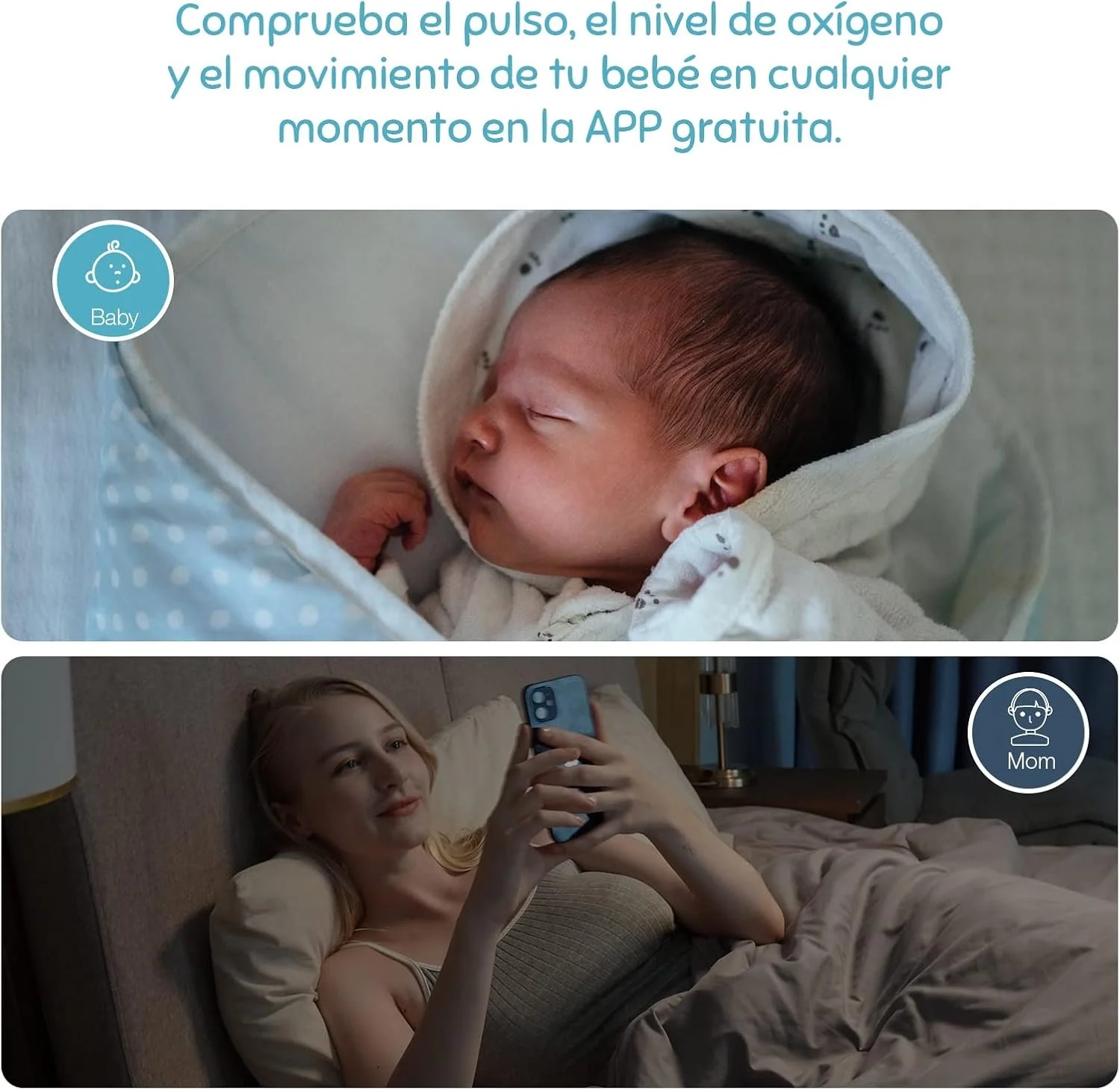 Пульсоксиметр для младенцев Babytone BabyO2 Голубой, фото №5 Пульсоксиметр для младенцев Babytone BabyO2 Голубой, фото №5