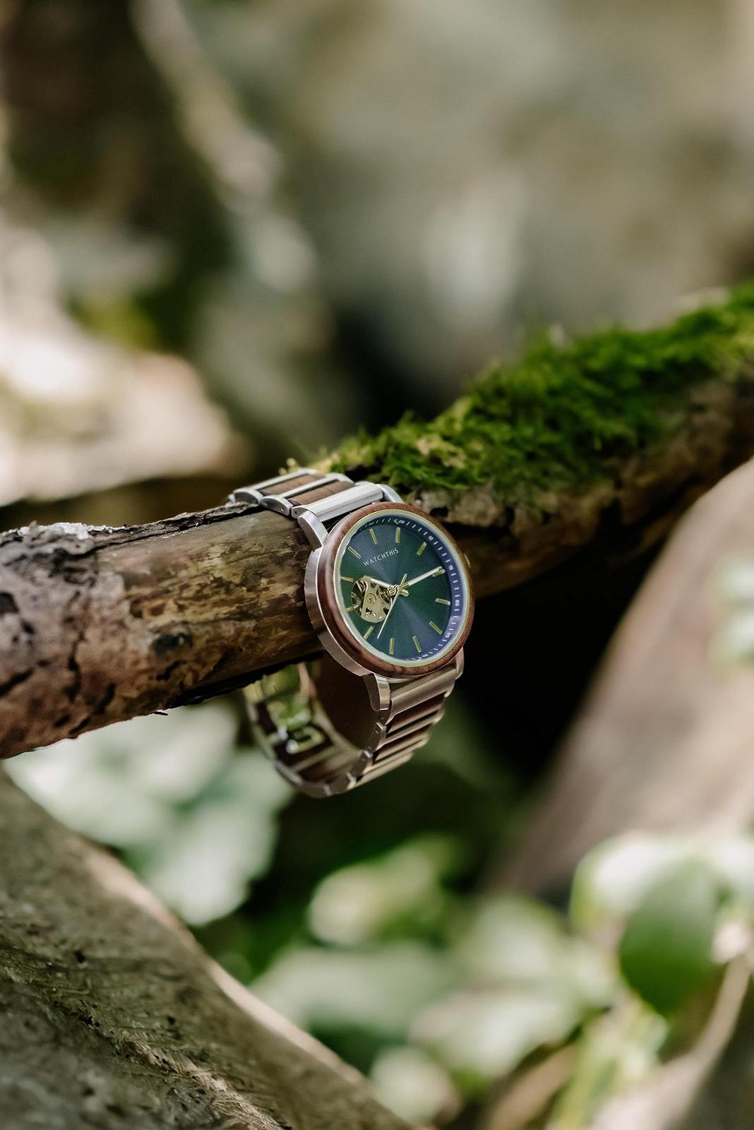 Годинник Watchthis Berlin Luxury Чоловічий Механічний Автоматичний Годинник З Дерева Та Нержавіючої Сталі, фото №4 Годинник Watchthis Berlin Luxury Чоловічий Механічний Автоматичний Годинник З Дерева Та Нержавіючої Сталі, фото №4