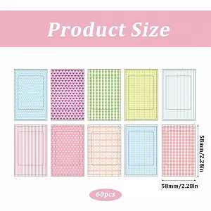 Набір стікерів для фото 60 Pcs Colourful Film Sticker Set for Fujifilm Instax Mini synthetic.ua - Фото 1