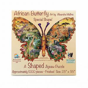 Пазл SunsOut Puzzle Shapes Papillon Africain 1000 элементов - Фото 1