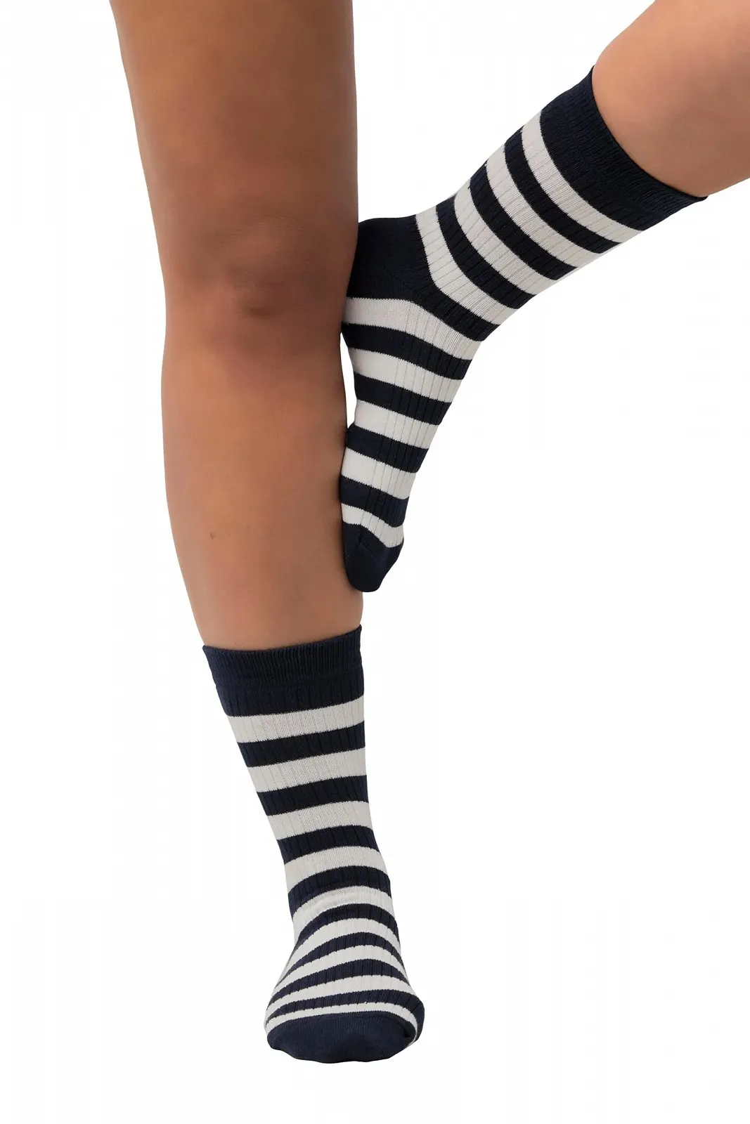 Полосатые чулки Ulla Popken, жемчужно-белые, One Size, жемчужно-белые, фото №1 Полосатые чулки Ulla Popken, жемчужно-белые, One Size, жемчужно-белые, фото №1