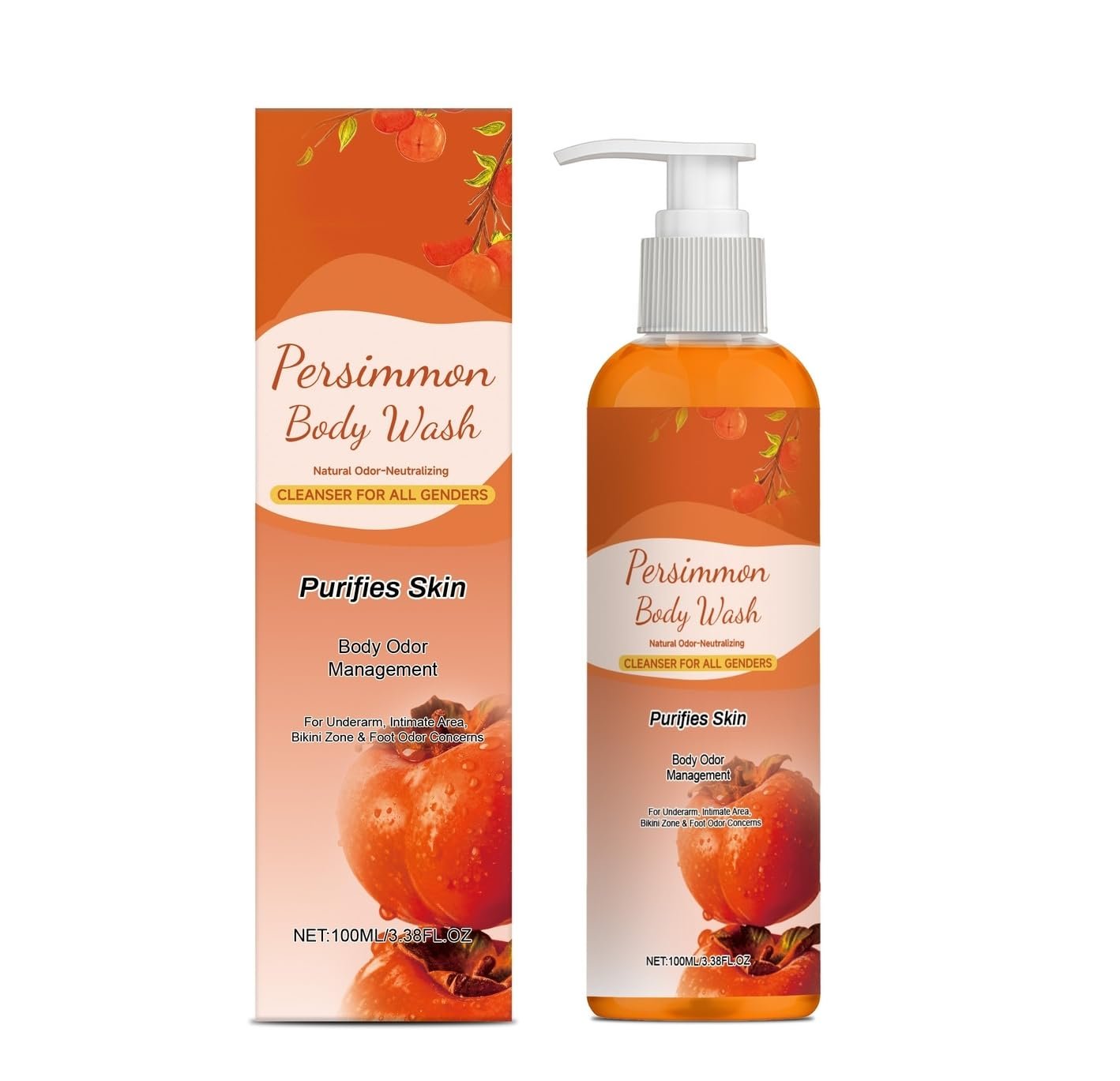 Гель для душу Kaki дезодоруючий проти запаху тіла унісекс, фото №1