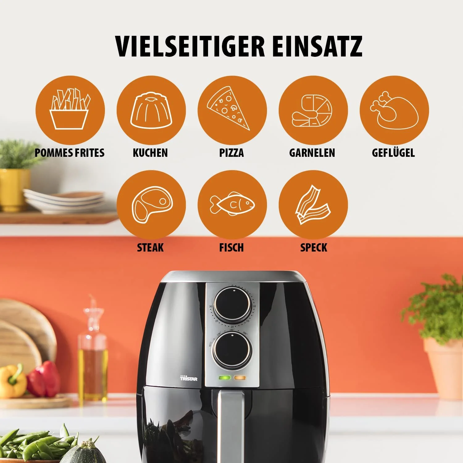 Мультипіч Tristar Crispy Fryer XL FR-6989 3.5 л, фото №4 Мультипіч Tristar Crispy Fryer XL FR-6989 3.5 л, фото №4