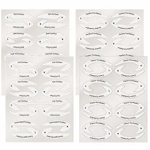 Трафарет для підводки і тіней, 8 штук - Фото 1