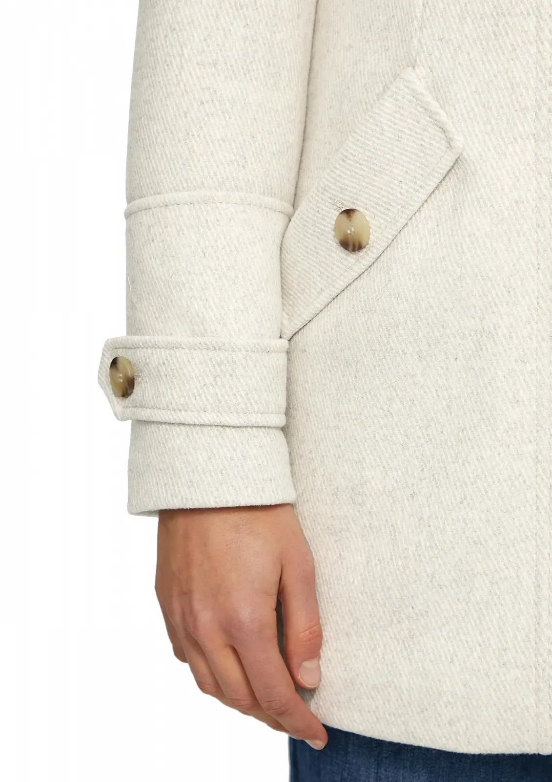 Пальто s.Oliver Текстуроване вовняне, фото №3