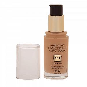 Тональна основа Max Factor All Day Flawless 3 в 1 80 Бронзовий 30 мл - Фото 1