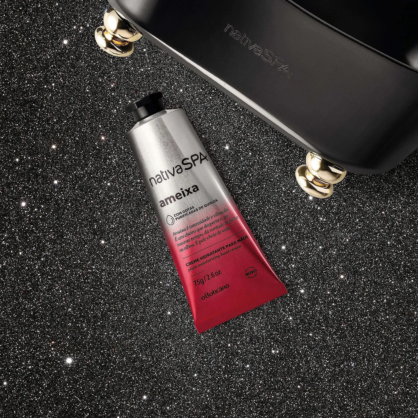 Зволожуючий крем для рук Nativa Spa Plum - 75 г - Oboticario, фото №3