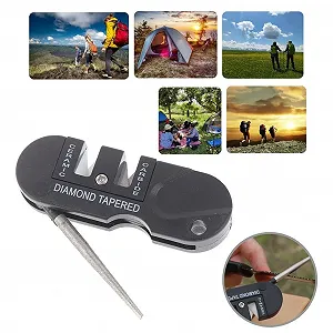 Точилка для ножів міні-кишенькова для кемпінгу, походів та кухні synthetic.ua - Фото 1