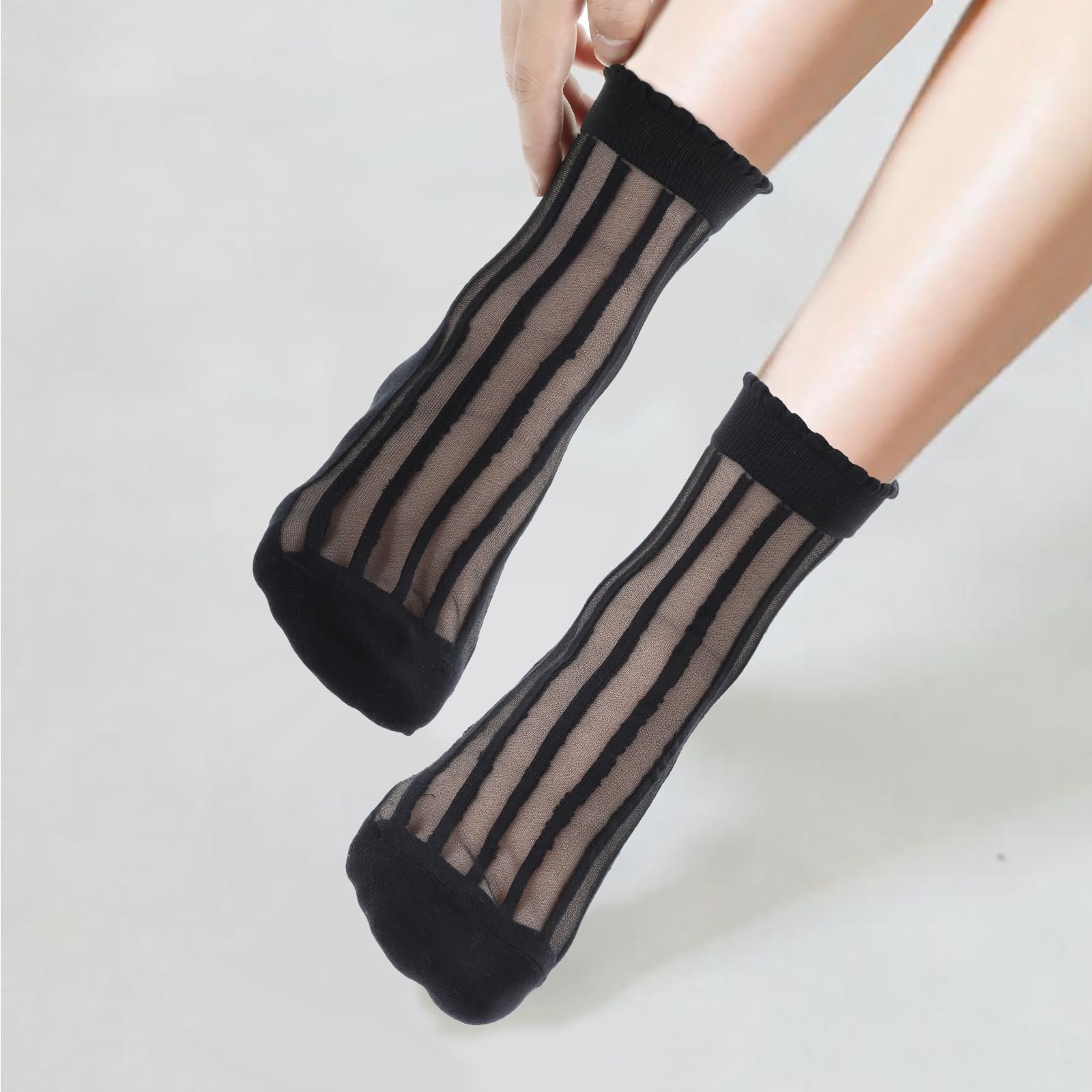 Носки Нейлоновые Женские Черный (3 пары), фото №6