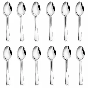 Кавові ложки, набір 12 шт, ложки для еспресо з нержавіючої сталі - Фото 1