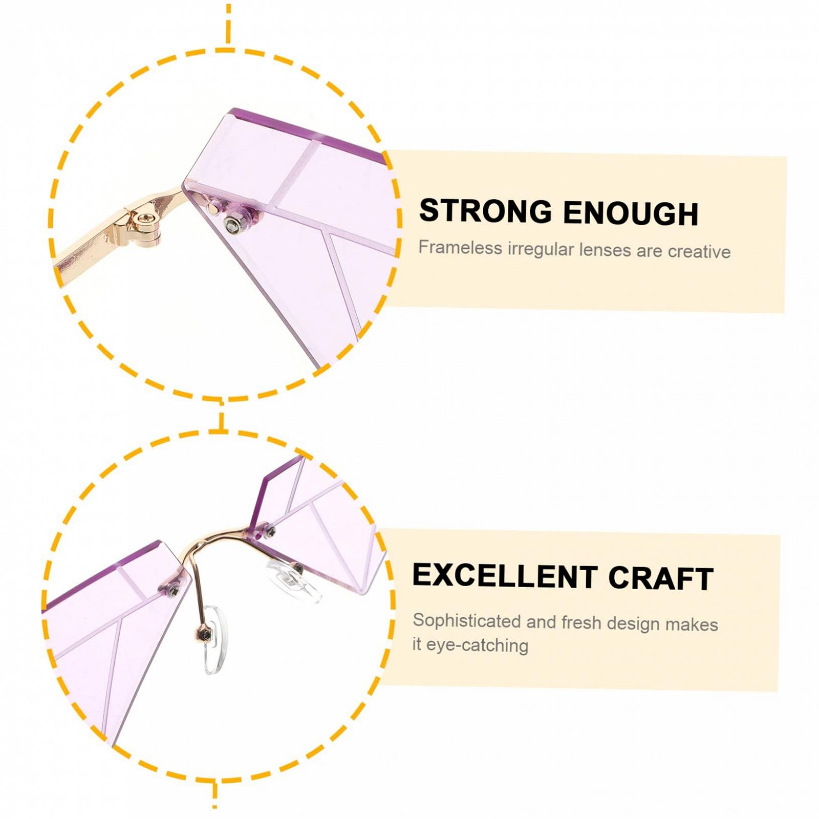 Сонцезахисні окуляри VALICLUD Діамантоподібні Фіолетовий, фото №3