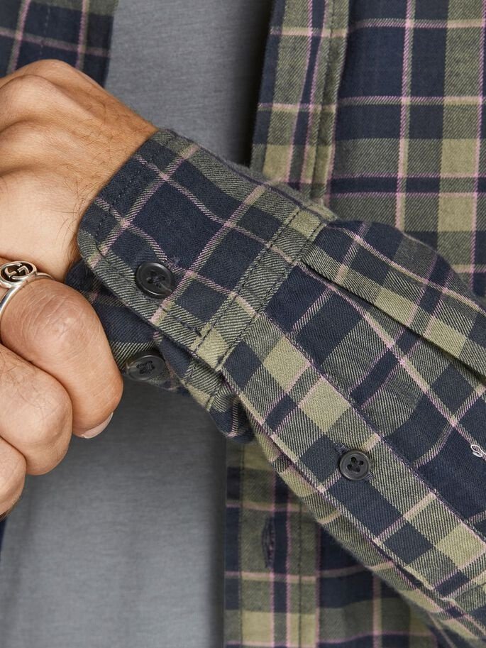 Рубашка Jack&Jones SLIM FIT Зелений, фото №4