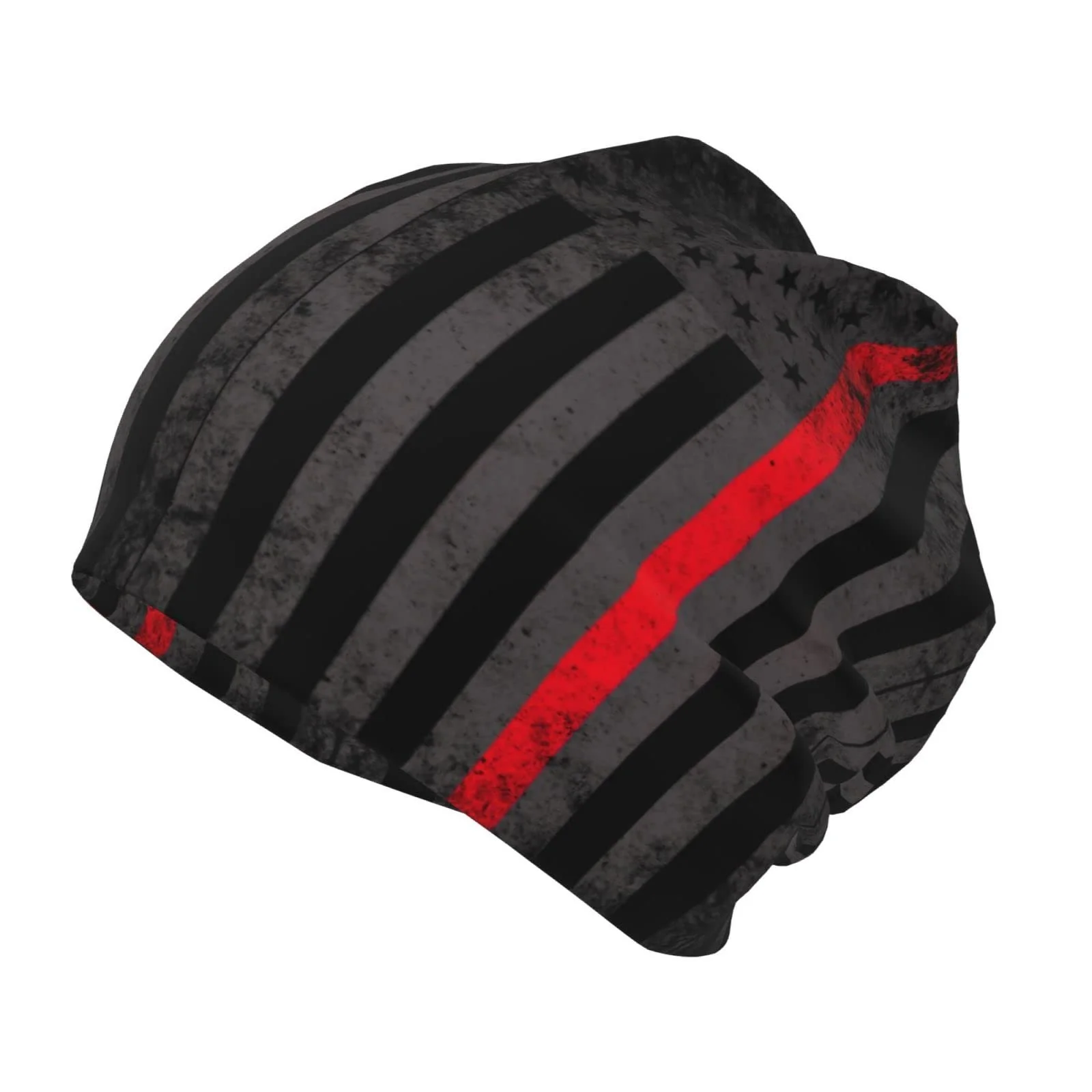 Шапка LOUJIN Fireman Thin Red Line для хлопчиків, slouchy, тепла в'язана, один розмір, фото №2