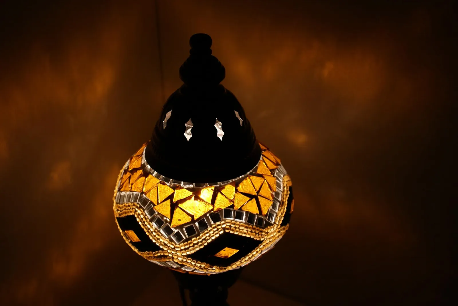 Настільна лампа Samarkand Lights Mosaic Table Lamp M Oriental Gold, фото №3