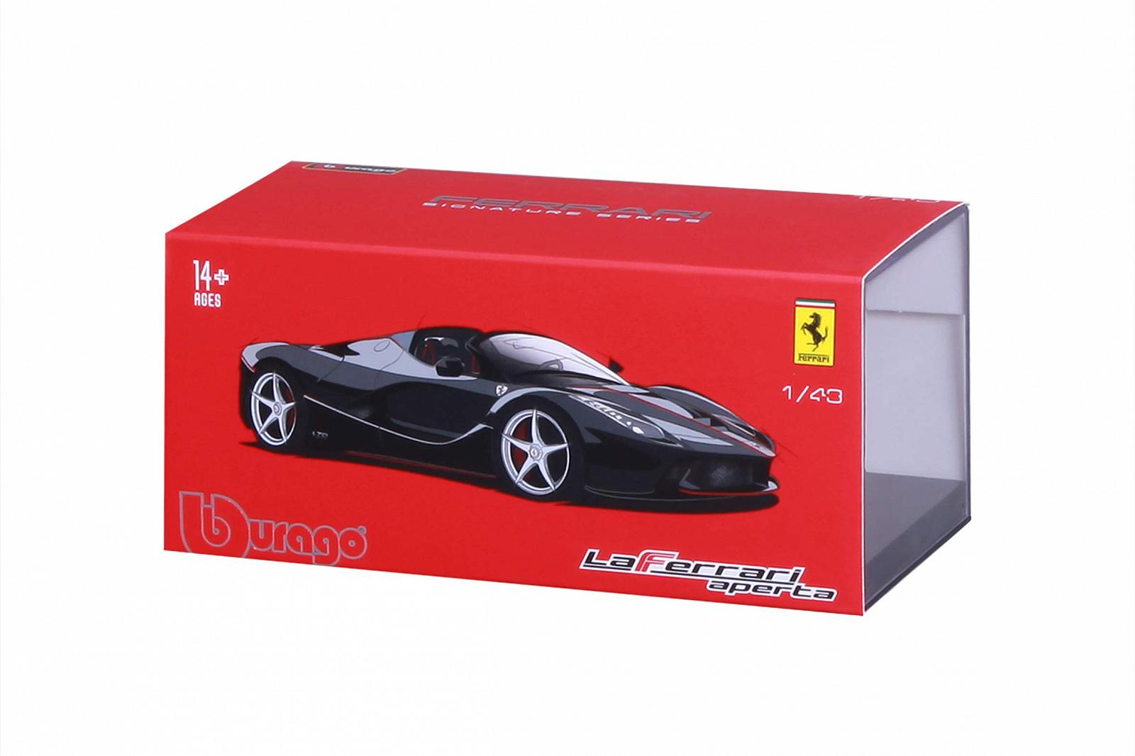 Bburago 1:43 Ferrari LaFerrari Aperta Black, фото №3