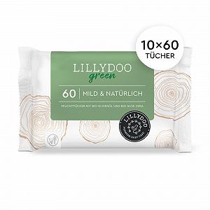Влажные салфетки LILLYDOO Green Natural 600 штук synthetic.ua - Фото 1