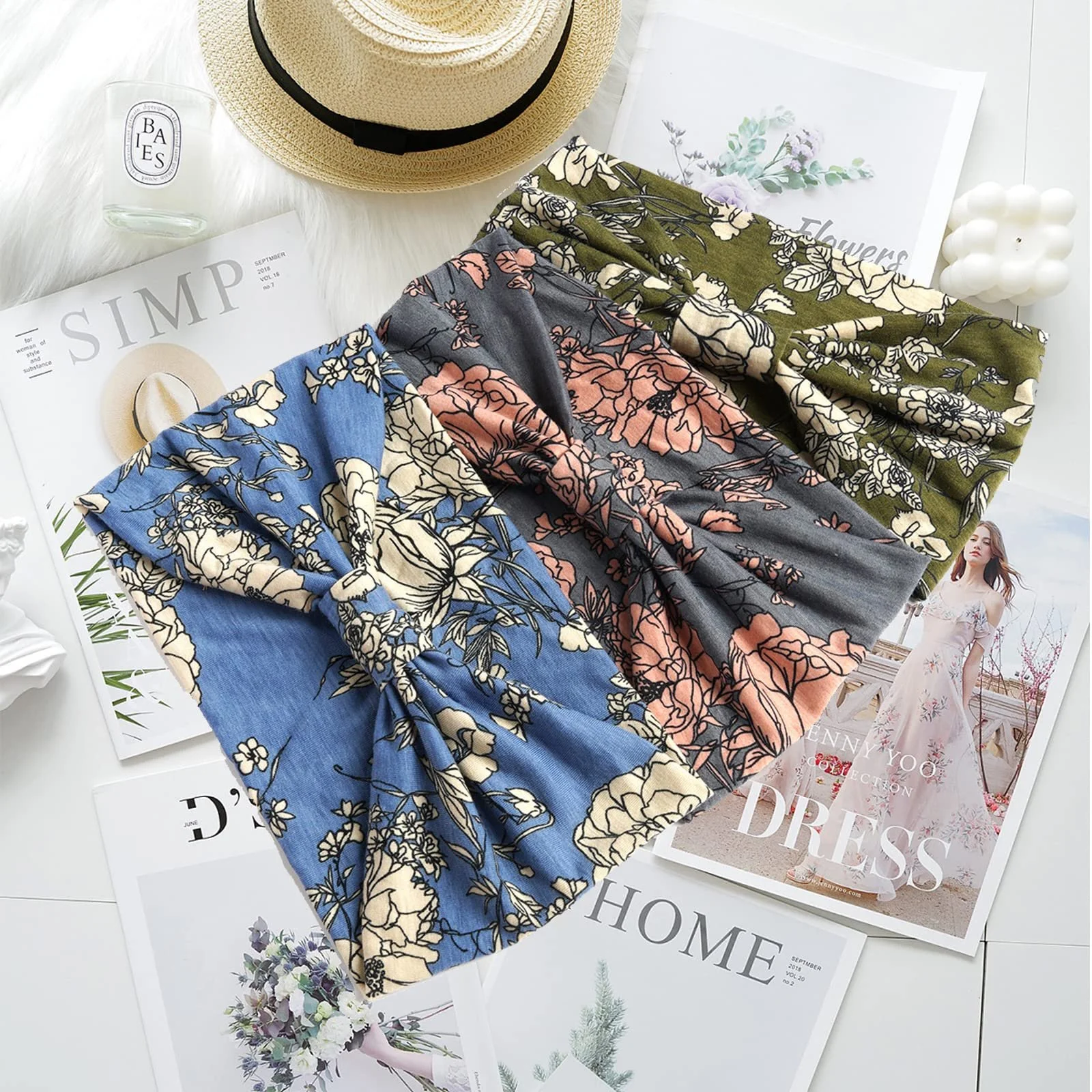 Жіночі пов'язки на волосся, Широкі, фото №4