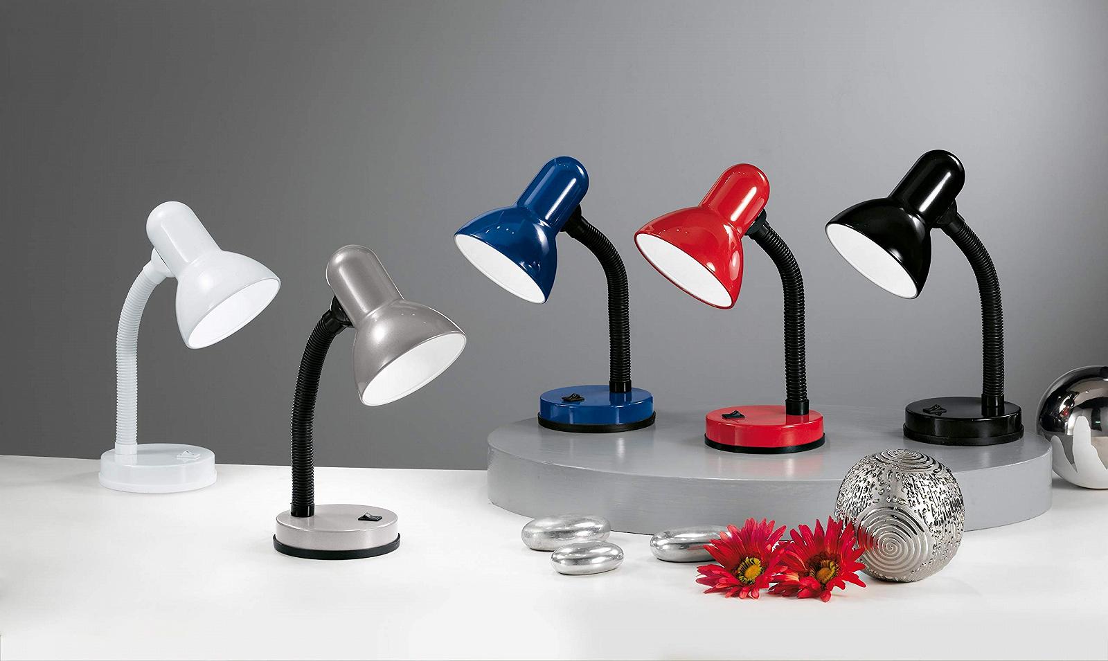 Настільна лампа EGLO Basic Сталь Пластик E27 Чорна (Комплект 2 шт.), фото №2