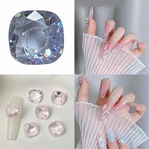 Квадратні кристали стрази Kristall, загострене дно, для мистецтва synthetic.ua - Фото 1