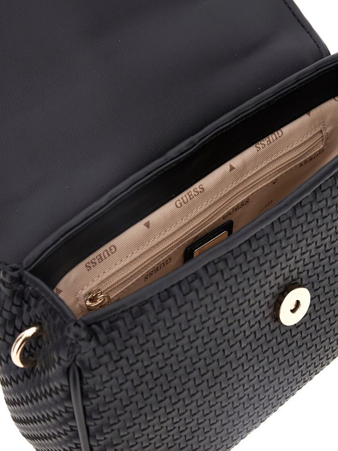 Сумка з верхньою ручкою GUESS Mirema Flap Black, фото №3