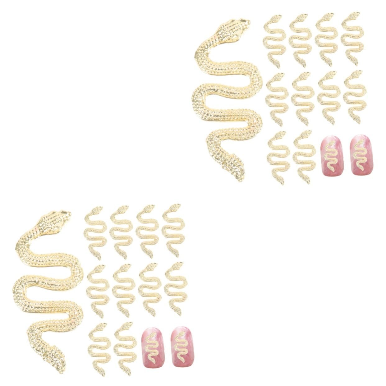 Прикрасы для ногтей FRCOLOR Набор украшений для ногтей Стразы для маникюра Нежные украшения в форме бабочки для натуральных искусственных ногтей 30 шт x 2, фото №1