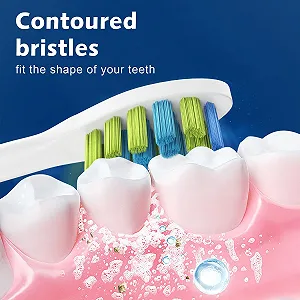 Насадки для електричної зубної щітки RAZOKO 6 шт. synthetic.ua - Фото 1