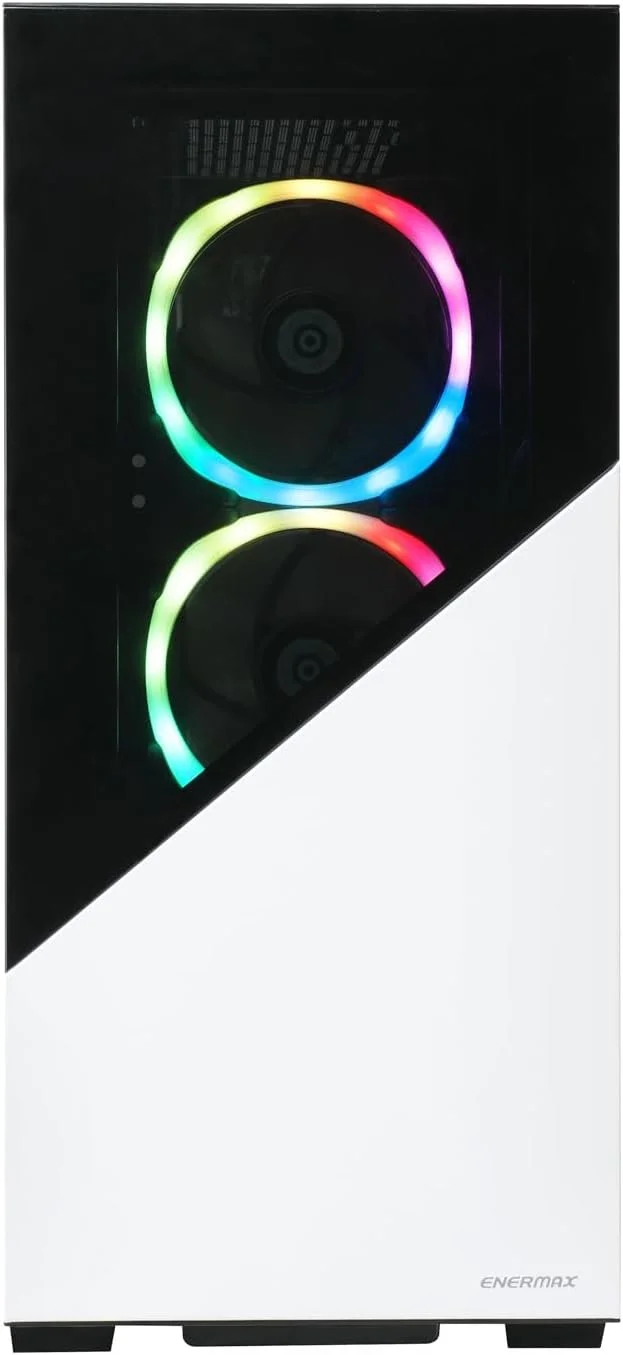 Игровой корпус для ПК Enermax ENERMAXK8 / ARGB / Черно-белый, фото №2