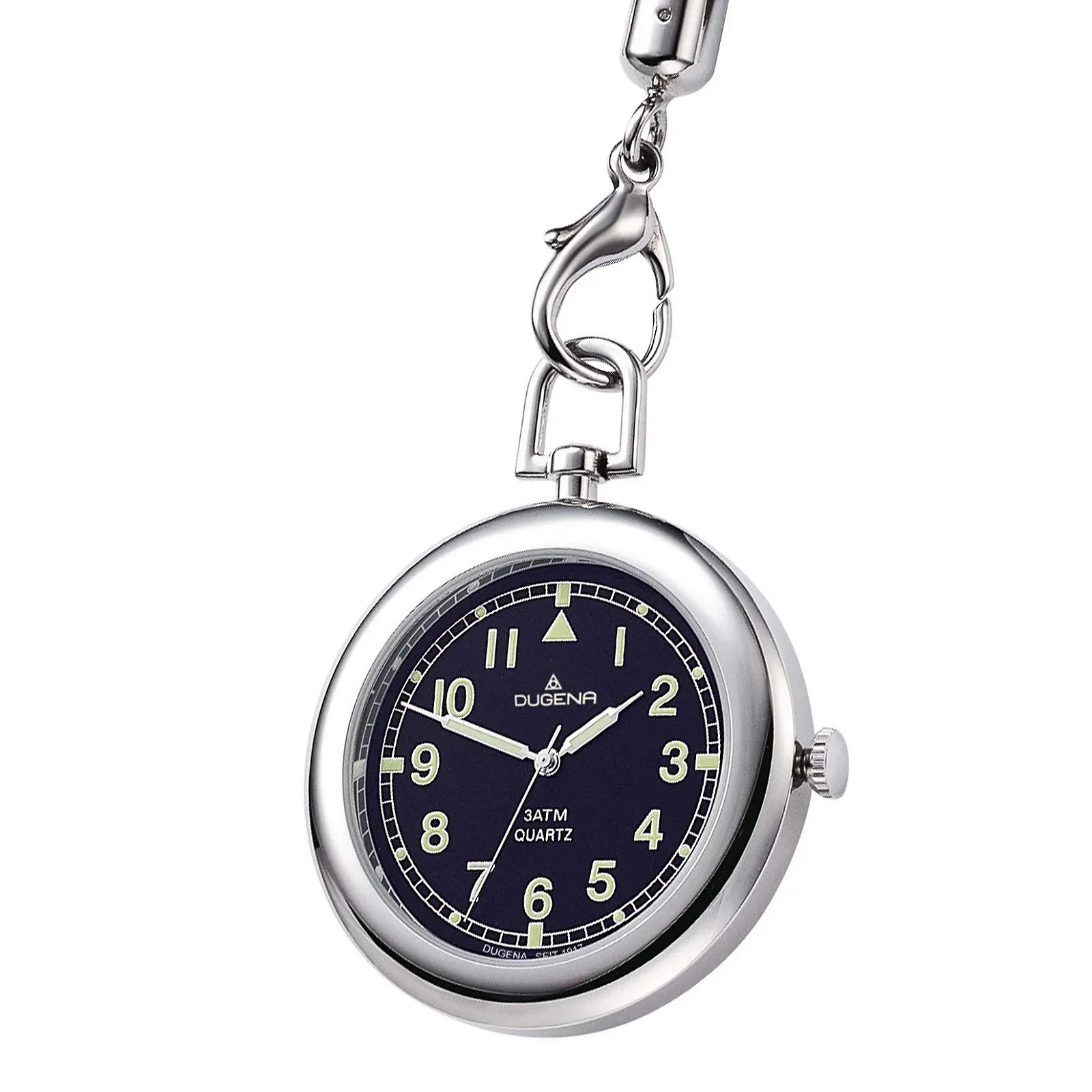 Карманные часы Dugena Herren Lepine 4149874-1 Quarz черный циферблат полированный корпус из нержавеющей стали минеральное стекло 3 bar, фото №1 Карманные часы Dugena Herren Lepine 4149874-1 Quarz черный циферблат полированный корпус из нержавеющей стали минеральное стекло 3 bar, фото №1