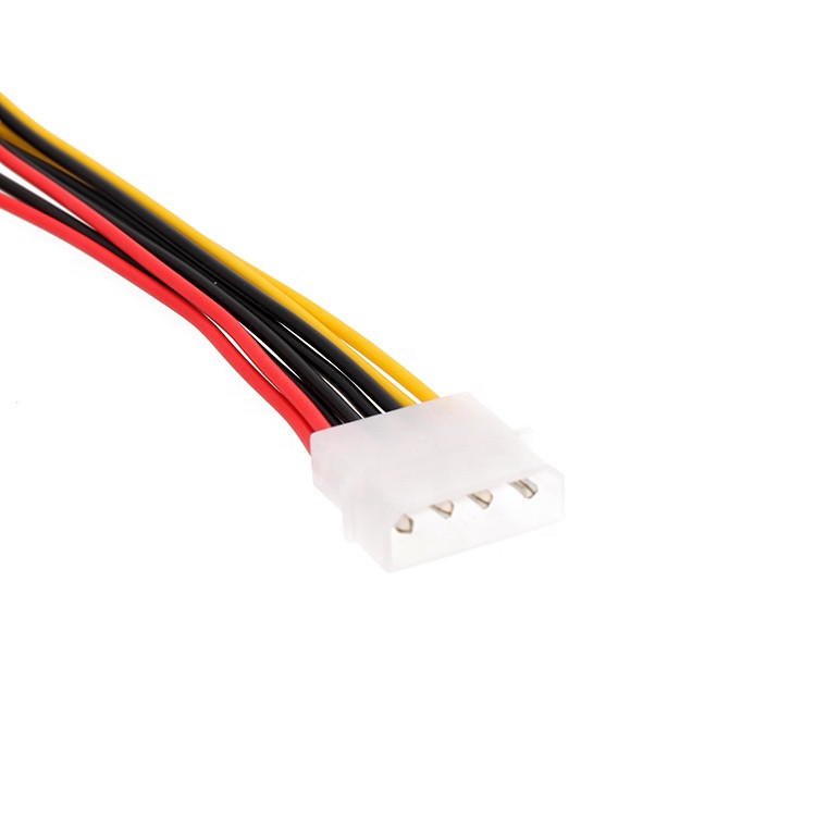 Кабель живлення внутрішній Lucom MoleX 1x2 M/F Splitter 0.20m 4pin Y-form(62.09.8095), фото №4