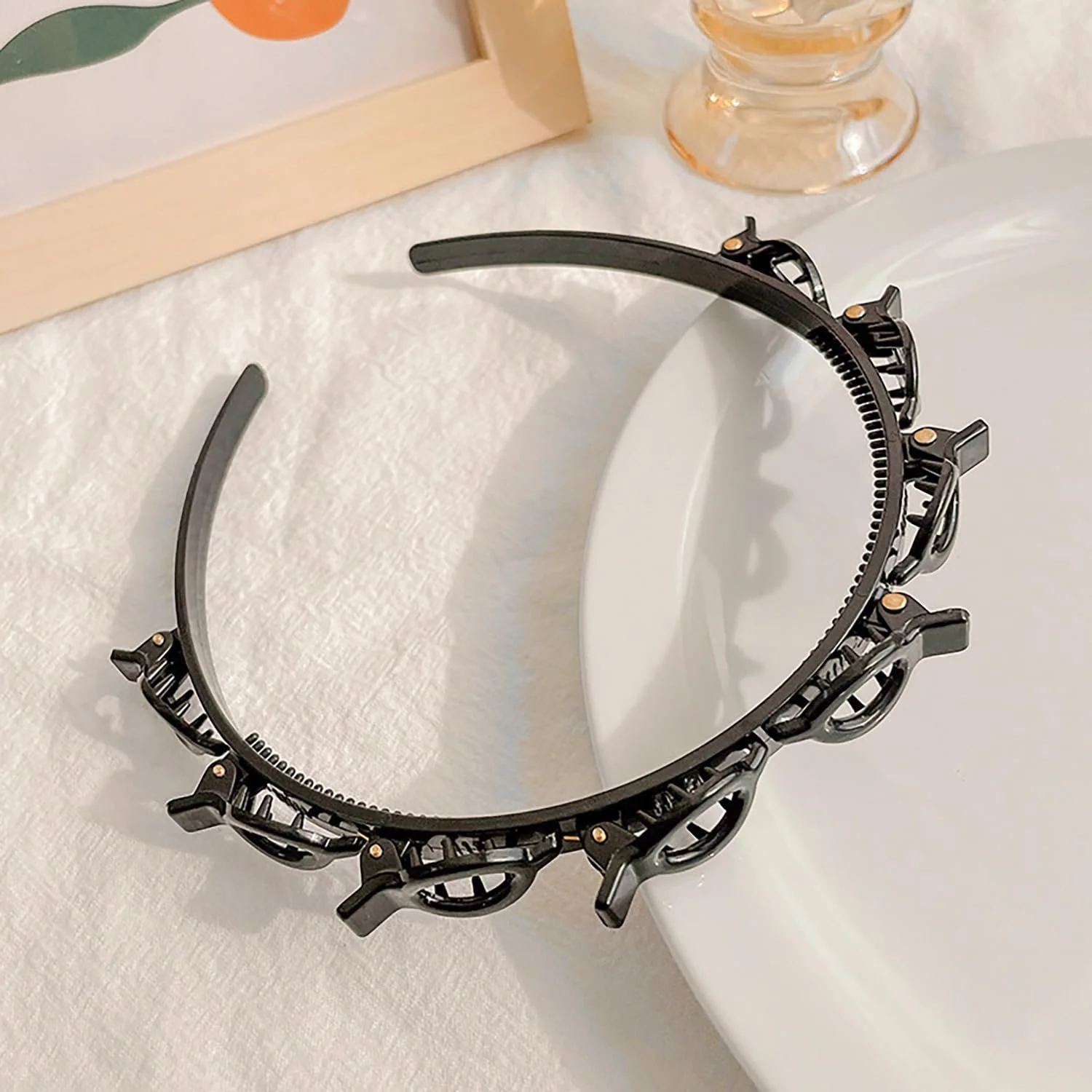 Набір обручів для волосся з кліпсами, фото №6