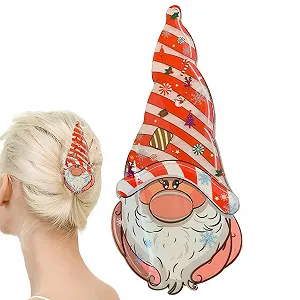 Купить Заколка для волос Euyehn, рождественская, акрил, с рождественской тематикой - Фото 1 Заколка для волос Euyehn, рождественская, акрил, с рождественской тематикой - Фото 1