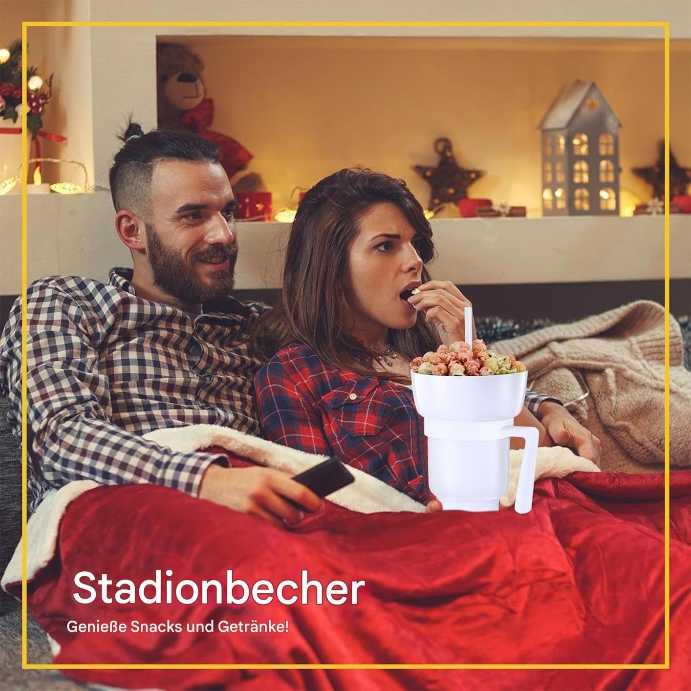 Контейнер для напоїв та снеків з соломинкою, фото №3