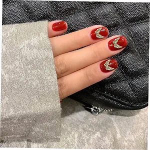 Стрази для нігтів Прикраса для нігтів Серце 20шт Кольорові synthetic.ua - Фото 1