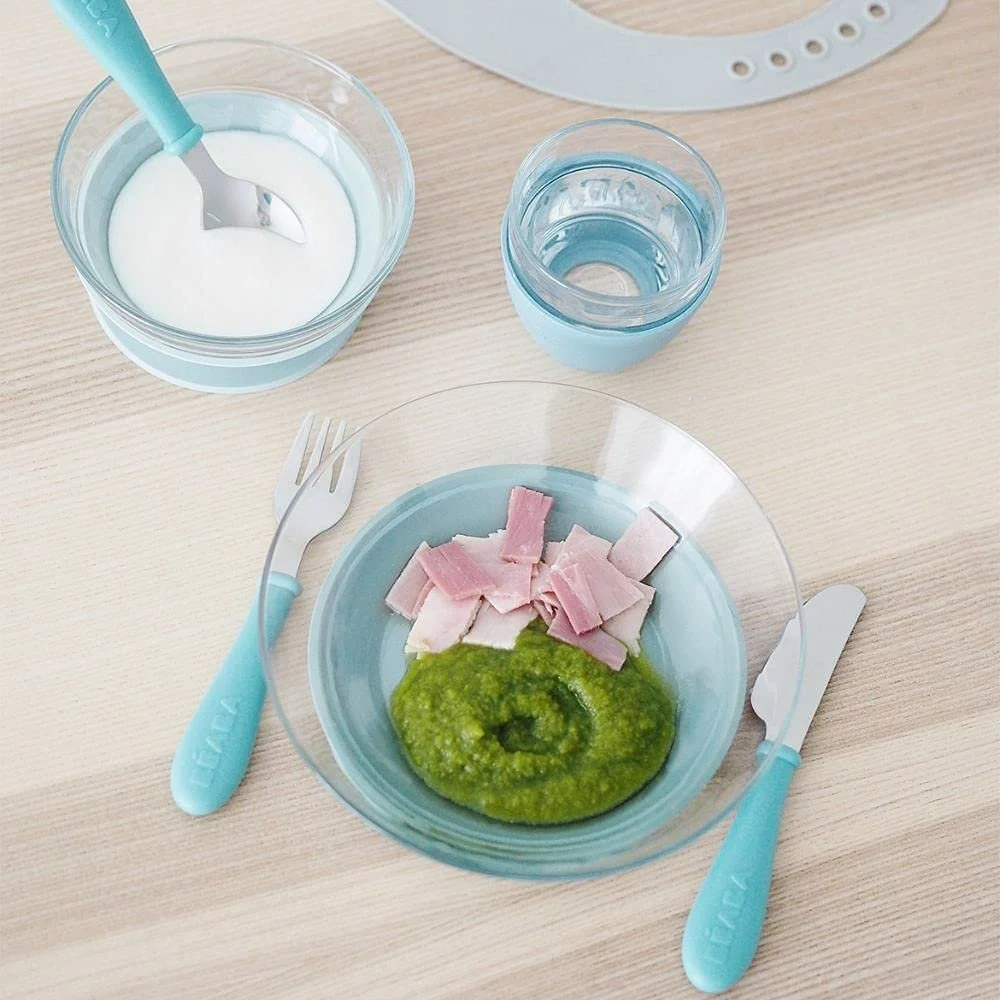 Набір для навчання їжі Beaba Силіконовий з присосками, фото №9 Набір для навчання їжі Beaba Силіконовий з присосками, фото №9