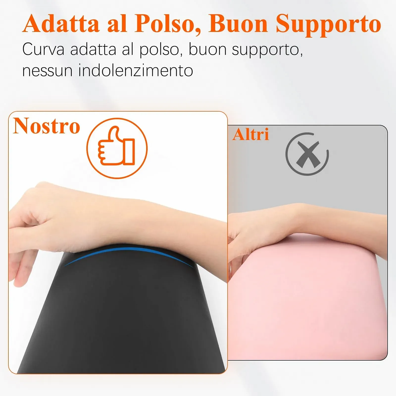 Підставка для рук для манікюру з алюмінієвою підставкою чорного кольору, фото №7