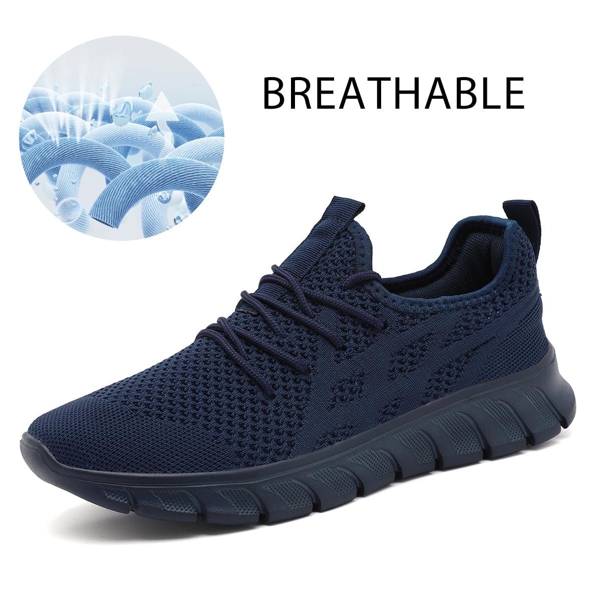 Кроссовки LANGFEUU Мужские кроссовки для бега, тенниса, спорта, отдыха, легкие дышащие кроссовки для ходьбы, фитнеса, улицы, для пробежек 39-46 EU, фото №3