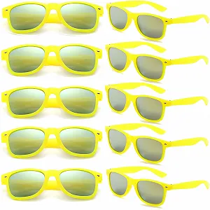 Вінтажні прямокутні сонцезахисні окуляри FSMILING 80-х для вечірок, фантазійні, для чоловіків та жінок - Фото 1