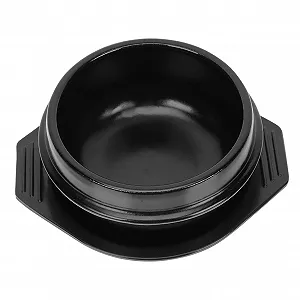 Кастрюля керамическая термостойкая с подносом для корейской кухни и рагу - Фото 1