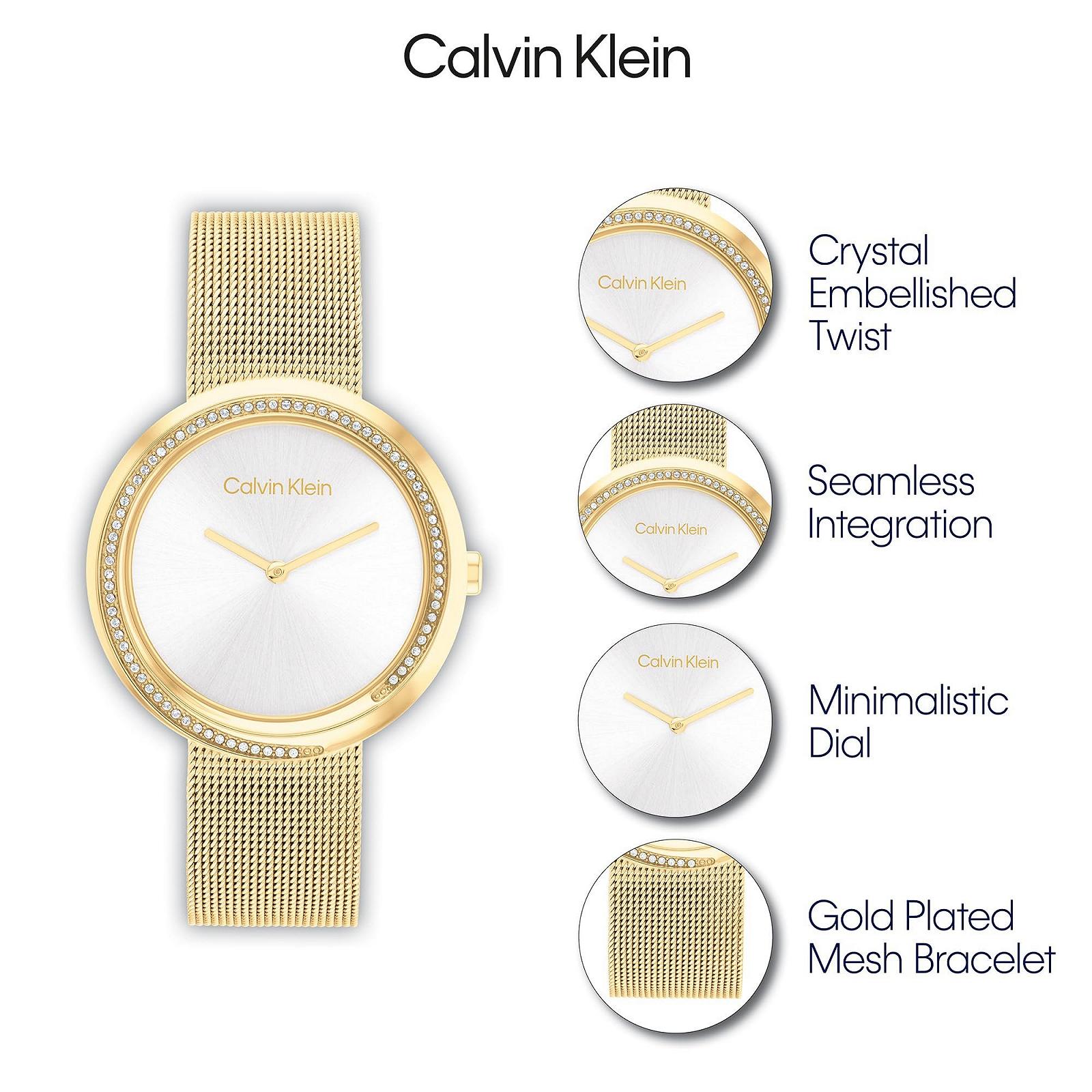 Жіночий аналоговий годинник Calvin Klein Twist Collection з браслетом із нержавіючої сталі, фото №5