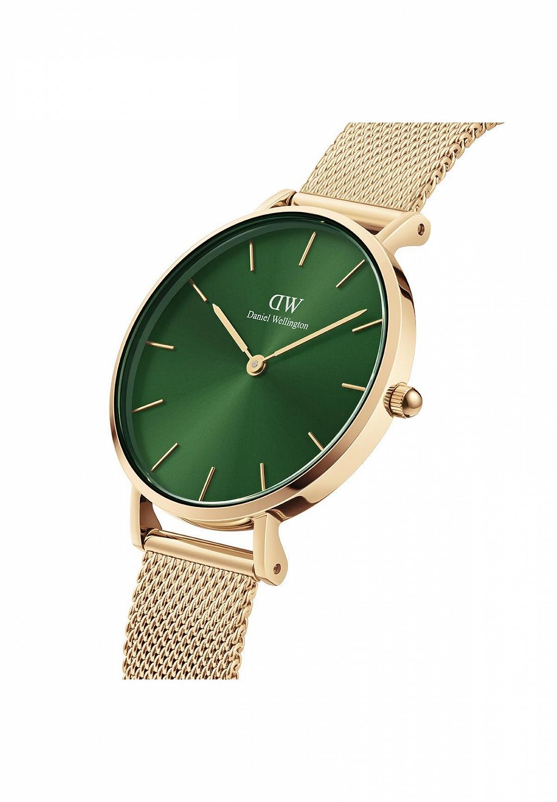 Часы Daniel Wellington Petite 28 мм Double Plated Stainless Steel (316L) Золотой, Зеленый, Modern Classic, фото №3