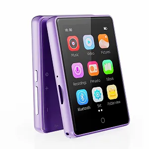 MP3-плеєр 64 GB Bluetooth 5.3, 2.8-дюймовий сенсорний екран, динамік, радіо, функція запису - Фото 1