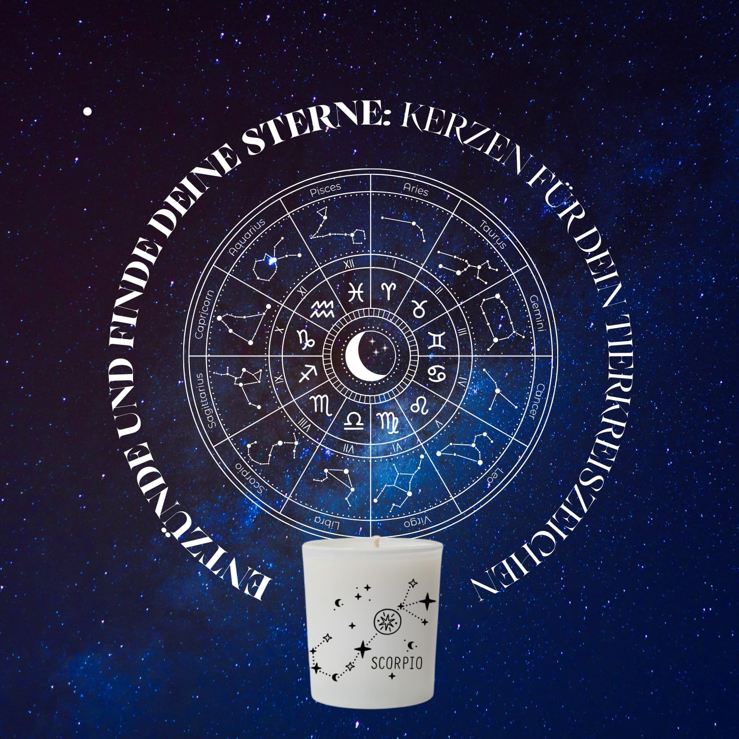 Свічка Original Soy Wax Zodiac Scented Candle Знак Зодіаку: Libra Запах: Яблучний Пиріг, фото №3 Свічка Original Soy Wax Zodiac Scented Candle Знак Зодіаку: Libra Запах: Яблучний Пиріг, фото №3