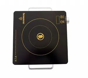 Плита инфракрасная одноконфорочная Crownberg CB-1325 2000Вт Черная synthetic.ua - Фото 1