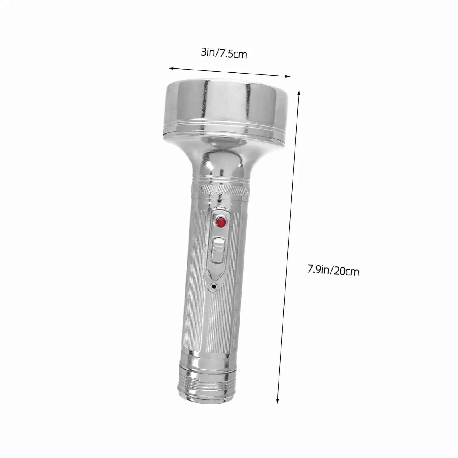 Ліхтарик Veemoon Retro Алюмінієвий Живлення від батарей Класичний дизайн, фото №2