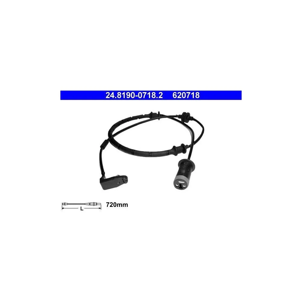 Датчик износа тормозных колодок ATE 24.8190-0718.2 для OPEL VAUXHALL, фото №1 Датчик износа тормозных колодок ATE 24.8190-0718.2 для OPEL VAUXHALL, фото №1