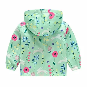 Куртка для мальчиков Повседневная куртка с мультяшным принтом, капюшоном synthetic.ua - Фото 1